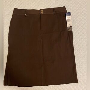 Chaps women’s brown skirt